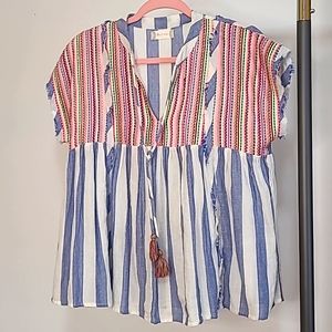 Altar'd state boho top size small